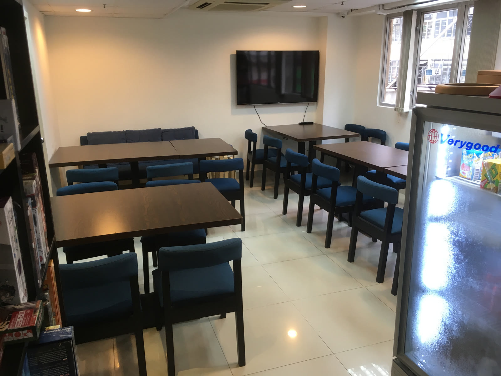 Board game area at All On Board HK